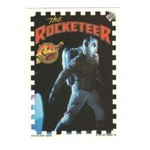 4 Vintage Topps The Rocketeer The Walt Disney Company Trading Cards Sticker 1065 - Picture 8 of 10